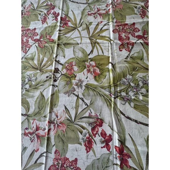 Tommy Bahama Paradise Point Tablecloth Printed Cotton/Poly Blend Muted Clr 47x53 - Picture 4 of 7